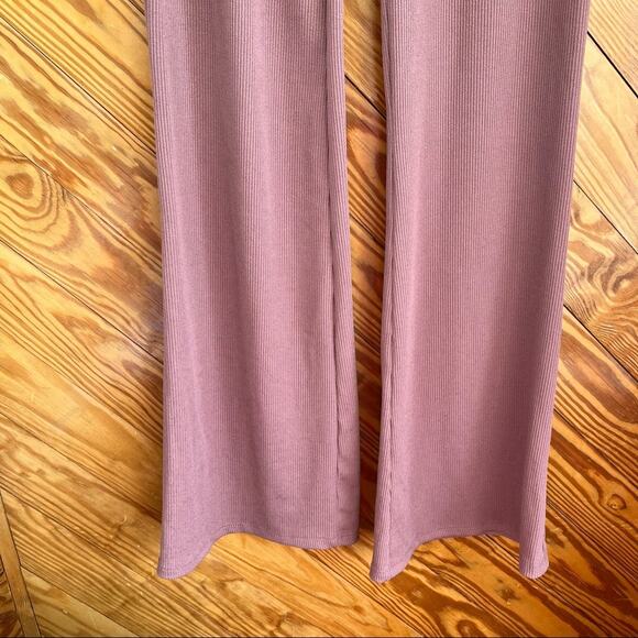 ZARA Ribbed Flared Leg Pant - Picture 4 of 5
